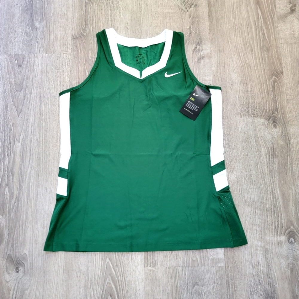 BRAND NEW Nike Lacrosse Training V Neck Tank Top Jersey Womens Size Large